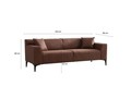 Canapea 3 locuri, Atelier del Sofa, 560ARE5144, Cognac