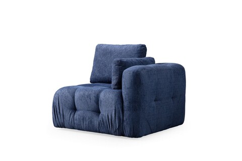 Fotoliu, Atelier del Sofa, 560ARE4132, Lemn de fag / PAL, Albastru navy