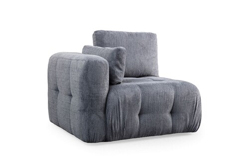 Fotoliu, Atelier del Sofa, 560ARE4117, Lemn de fag / PAL, Gri