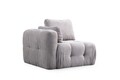Fotoliu, Atelier del Sofa, 560ARE4124, Lemn de fag / PAL, Gri deschis