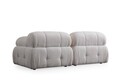 Canapea 2 locuri, Atelier del Sofa, 560ARE1550, Lemn de fag / PAL, Alb