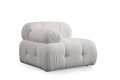 Canapea 2 locuri, Atelier del Sofa, 560ARE1550, Lemn de fag / PAL, Alb