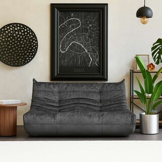 145x100x80 cm, Gri inchis