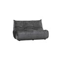 Canapea 2 locuri, Atelier del Sofa, 560ARE5218, PAL, Gri inchis