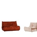 Canapea 2 locuri, Atelier del Sofa, 560ARE5217, PAL, Rosu