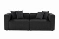 Canapea 2 locuri, Atelier del Sofa, 560ARE2897, Lemn, Antracit