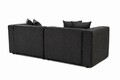 Canapea 2 locuri, Atelier del Sofa, 560ARE2897, Lemn, Antracit