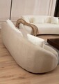 Canapea 3 locuri, Atelier del Sofa, 560ARE5231, Cadru: LEMN/PAL, Cappuccino