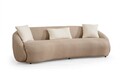Canapea 3 locuri, Atelier del Sofa, 560ARE5231, Cadru: LEMN/PAL, Cappuccino