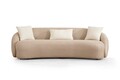 Canapea 3 locuri, Atelier del Sofa, 560ARE5231, Cadru: LEMN/PAL, Cappuccino