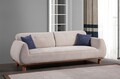 Canapea 3 locuri, Atelier del Sofa, 560ARE5270, Cadru: LEMN/PAL, Alb