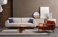 Canapea 3 locuri, Atelier del Sofa, 560ARE5270, Cadru: LEMN/PAL, Alb