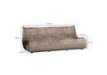Canapea 3 locuri, Atelier del Sofa, 560ARE5224, PAL, Crem