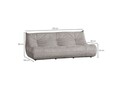 Canapea 3 locuri, Atelier del Sofa, 560ARE5220, PAL, Alb