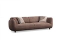 Canapea cu 4 locuri, Atelier del Sofa, 560ARE5253, Cadru: LEMN/PAL, Maro