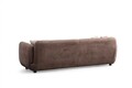 Canapea cu 4 locuri, Atelier del Sofa, 560ARE5253, Cadru: LEMN/PAL, Maro