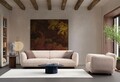 Canapea cu 4 locuri, Atelier del Sofa, 560ARE5254, Cadru: LEMN/PAL, Crem
