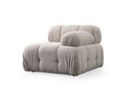 Canapea 3 locuri, Atelier del Sofa, 560ARE1551, Lemn de fag / PAL, Crem