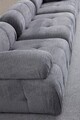 Canapea 3 locuri, Atelier del Sofa, 560ARE1555, Lemn de fag / PAL, Gri