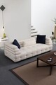 Canapea 3 locuri, Atelier del Sofa, 560ARE1543, Lemn de fag / PAL, Alb
