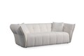 Canapea 3 locuri, Atelier del Sofa, 560ARE1542, Lemn de fag / PAL, Alb