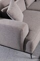 Canapea 3 locuri, Atelier del Sofa, 560ARE1546, Lemn de fag / PAL, Maro / Gri