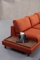 Coltar, Atelier del Sofa, 560ARE1250, Lemn de fag / PAL, Portocaliu