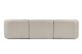 Canapea 3 locuri, Atelier del Sofa, 560ARE4104, Lemn, Alb