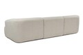 Canapea 3 locuri, Atelier del Sofa, 560ARE4104, Lemn, Alb