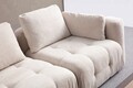 Canapea 2 locuri, Atelier del Sofa, 560ARE4108, Lemn de fag / PAL, Bej