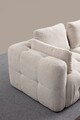 Canapea 2 locuri, Atelier del Sofa, 560ARE4108, Lemn de fag / PAL, Bej