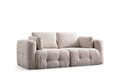 Canapea 2 locuri, Atelier del Sofa, 560ARE4108, Lemn de fag / PAL, Bej
