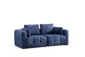 Canapea 2 locuri, Atelier del Sofa, 560ARE4129, Lemn de fag / PAL, Albastru navy