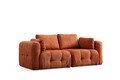 Canapea 2 locuri, Atelier del Sofa, 560ARE4136, Lemn de fag / PAL, Portocaliu
