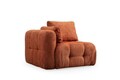 Canapea 2 locuri, Atelier del Sofa, 560ARE4136, Lemn de fag / PAL, Portocaliu