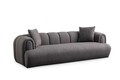 Canapea 3 locuri, Atelier del Sofa, 560ARE1545, Lemn de fag / PAL, Antracit