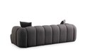 Canapea 3 locuri, Atelier del Sofa, 560ARE1545, Lemn de fag / PAL, Antracit