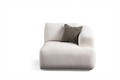 Coltar, Atelier del Sofa, 560ARE5250, Cadru: LEMN/PAL, Alb