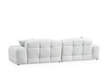 Canapea 3 locuri, Atelier del Sofa, 560ARE5207, Lemn de fag / PAL, Alb