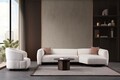 Coltar, Atelier del Sofa, 560ARE5234, Cadru: LEMN/PAL, Alb