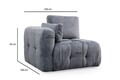 Coltar, Atelier del Sofa, 560ARE4116, Lemn de fag / PAL, Gri