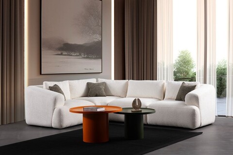 Coltar, Atelier del Sofa, 560ARE5251, Cadru: LEMN/PAL, Alb