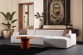 Coltar, Atelier del Sofa, 560ARE5239, Cadru: LEMN/PAL, Alb