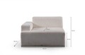 Coltar, Atelier del Sofa, 560ARE5239, Cadru: LEMN/PAL, Alb