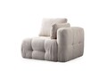 Canapea 3 locuri, Atelier del Sofa, 560ARE4106, Lemn de fag / PAL, Bej