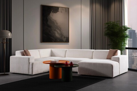 Coltar, Atelier del Sofa, 560ARE5238, Cadru: LEMN/PAL, Alb