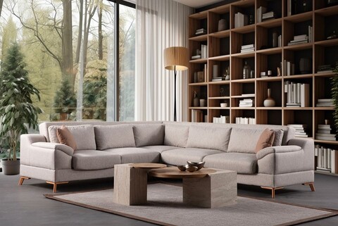 Coltar, Atelier del Sofa, 560ARE5243, Cadru: LEMN/PAL, Bej