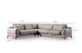 Coltar, Atelier del Sofa, 560ARE5243, Cadru: LEMN/PAL, Bej