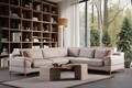 Coltar, Atelier del Sofa, 560ARE5244, Cadru: LEMN/PAL, Bej