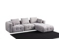 Coltar, Atelier del Sofa, 560ARE4121, Lemn de fag / PAL, Gri deschis